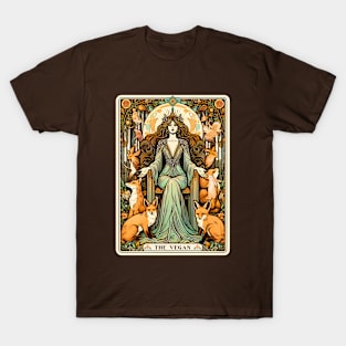 Vegan Tarot Card Goddess T-Shirt